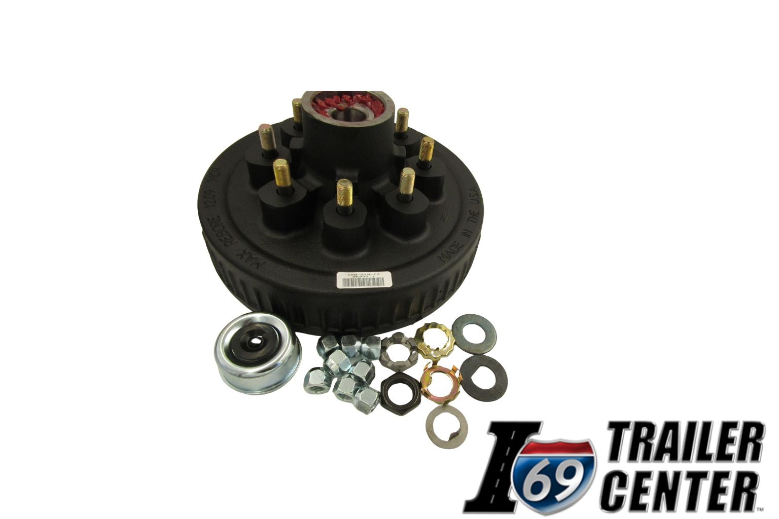 7K Hub & Drum Kit, Studded 9/16"