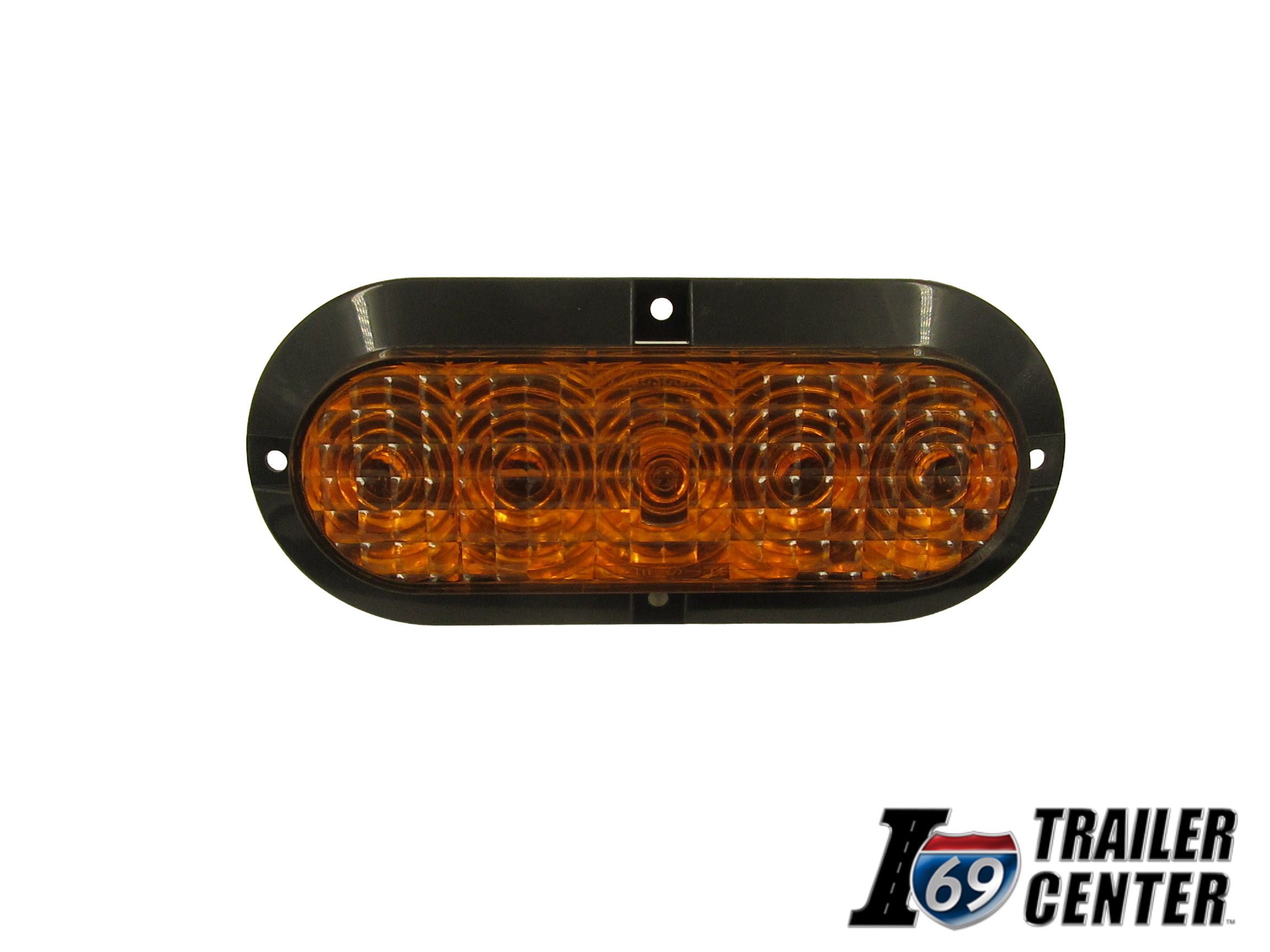 6" LED Oval Amber Light